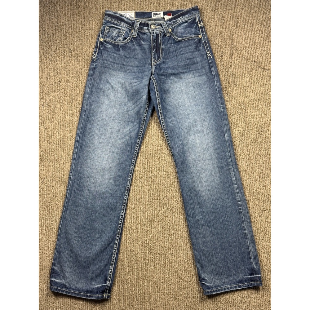 John Stetson 1312 Modern Straight Leg Jeans Mens 30x32 Denim 100% Cotton